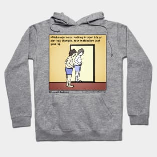 Middle-age belly Hoodie